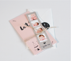 Fotostrip geboortekaartjes